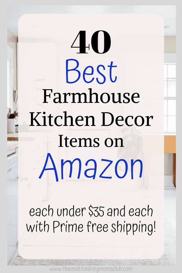 40 best farmhouse kitchen decor items on amazon