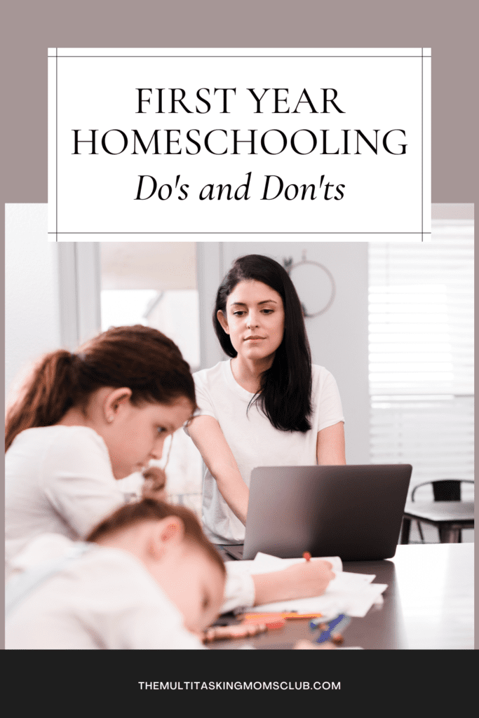 first year homeschooling