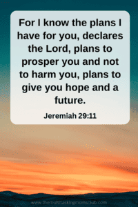 Bible verses for encouragement Jeremiah 29:11
